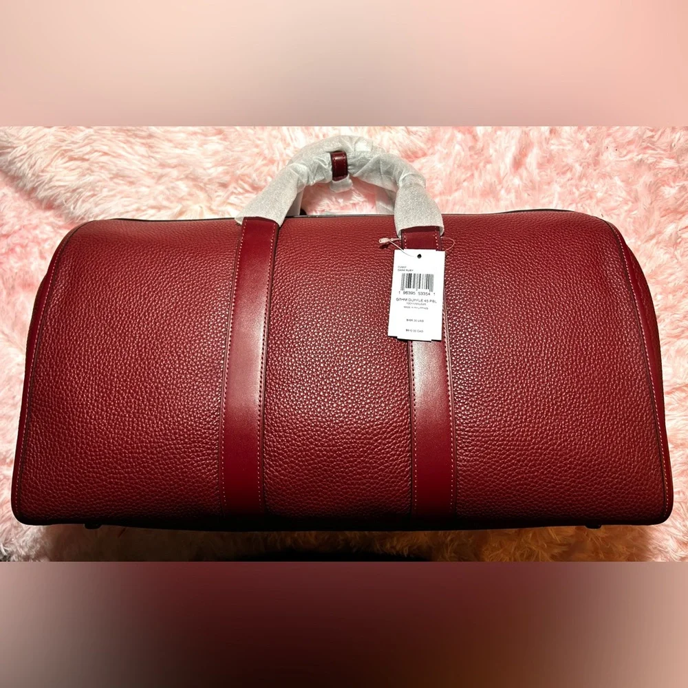 COACH GOTHAM DUFFLE 45/DARK RUBY - Picture 3 of 11